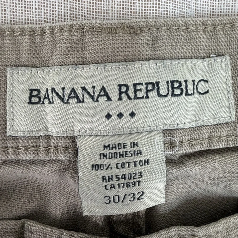 Banana Republic Men's Cotton Twill Chino Pants‎ Sz 30x31 Khaki Tan Straight
